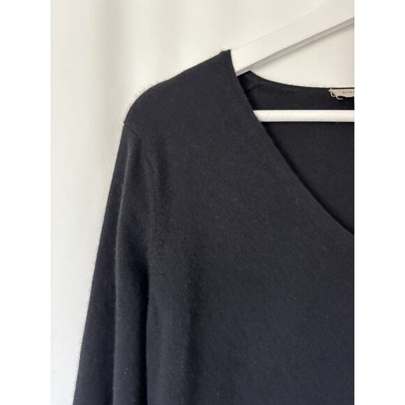 Kinross Cashmere Sweater Vneck Black Soft Womens Small - Picture 4 of 10